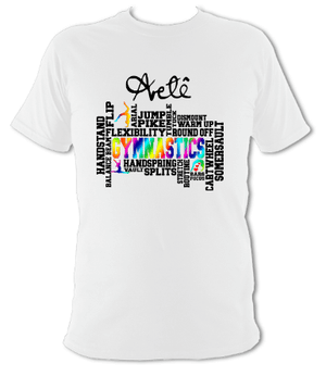 Arete Word Art T-Shirt - Arete Leotards